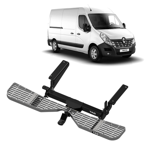 RENAULT MASTER Heavy Duty Towbar with Galvanised Step 3 Piece Powder Coated