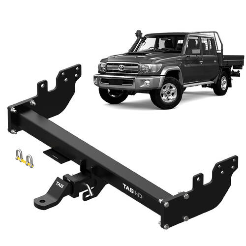 Toyota Landcruiser 79 Series 08/12-OnSINGLE/DOUBLE CAB 3 piece bar 3500/350kg Towbar