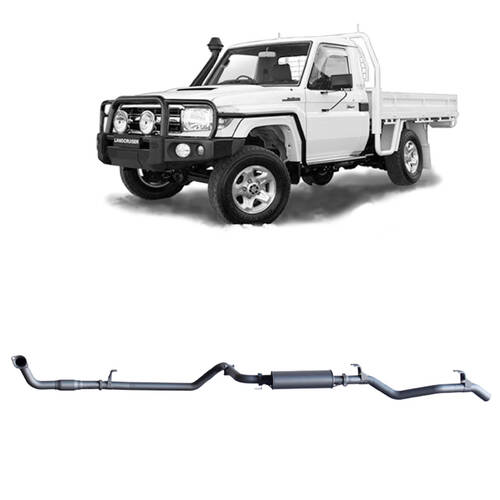 Redback Extreme Duty Exhaust to suit Toyota Landcruiser 79 Series 4.2L TD (01/2001 - 01/2007)