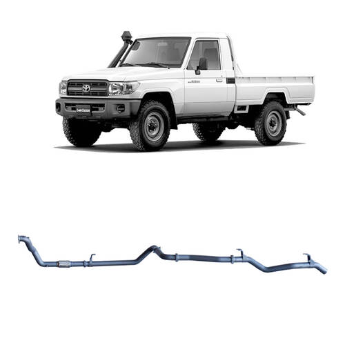 Redback Extreme Duty Exhaust to suit Toyota Landcruiser 79 Series 4.2L 1HZ (10/1999 - 01/2007)