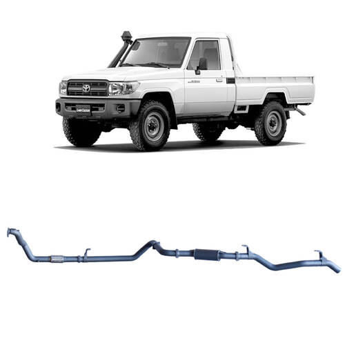 Redback Extreme Duty Exhaust to suit Toyota Landcruiser 79 Series 4.2L 1HZ (10/1999 - 01/2007)