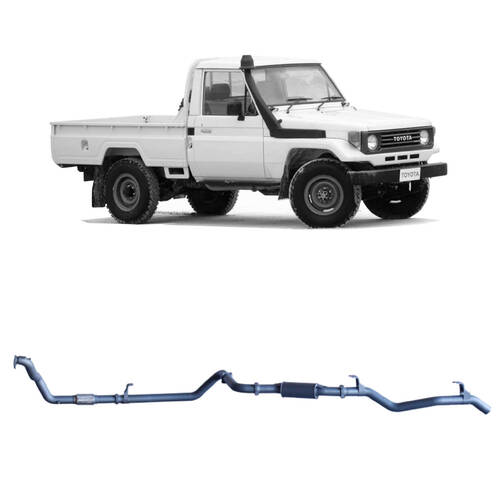 Redback Extreme Duty Exhaust for Toyota Landcruiser 75/78 Series 4.2L 1HZ (01/1990 - 09/1999)