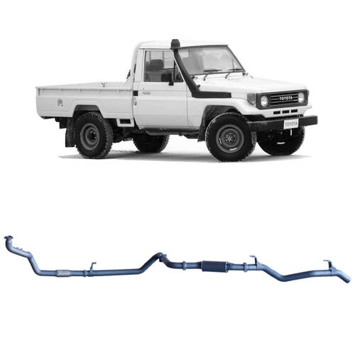 Redback Extreme Duty Exhaust for Toyota Landcruiser 75/78 Series 4.2L 1HZ (01/1990 - 09/1999)