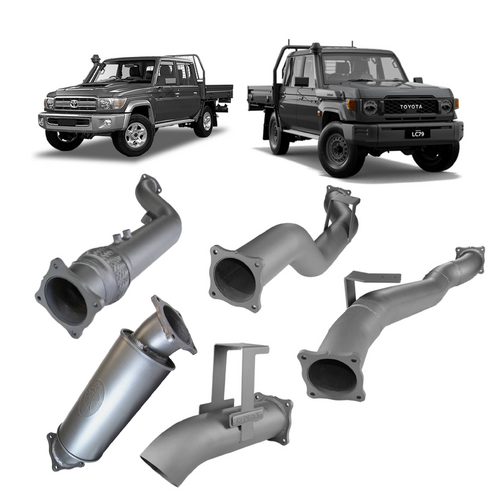 Redback Extreme Duty 4" Exhaust Turbo back Kit for Toyota Landcruiser 79 Series (2016 - on) 