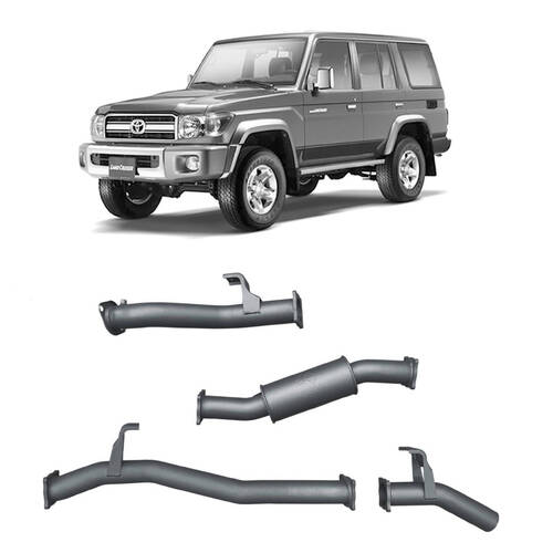 Redback Extreme Duty Exhaust to suit Toyota Landcruiser 76 Series Wagon (11/2016 - on)