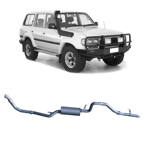 Redback Extreme Duty Exhaust to suit Toyota Landcruiser 80 Series Wagon 4.2L 1HZ (01/1990 - 02/1998)