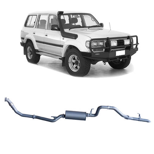 Redback Extreme Duty Exhaust to suit Toyota Landcruiser 80 Series Wagon 4.2L 1HZ (01/1990 - 02/1998)