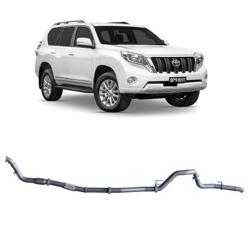 Redback Extreme Duty Exhaust to suit Toyota Prado 120/150 Series 1KD-FTV (11/2006 - 07/2015)