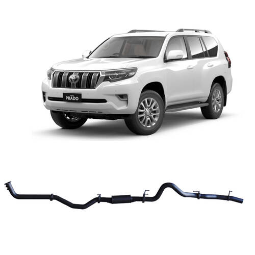 Redback Extreme Duty Exhaust to suit Toyota Prado 150 Series (08/2015 - on)