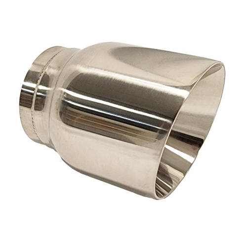 Performance Exhaust for Angle Cut Inner Cone RC 3" In 4" Out 5" Long SS304 Tip