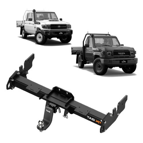 Tag XR Towbar for Toyota Landcruiser 79 Series 3500KG Tray Back with recovery points towing