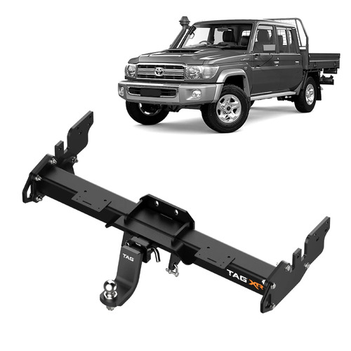 Tag XR Towbar for Toyota Landcruiser 79 Series 3500KG Tray Back with recovery points towing