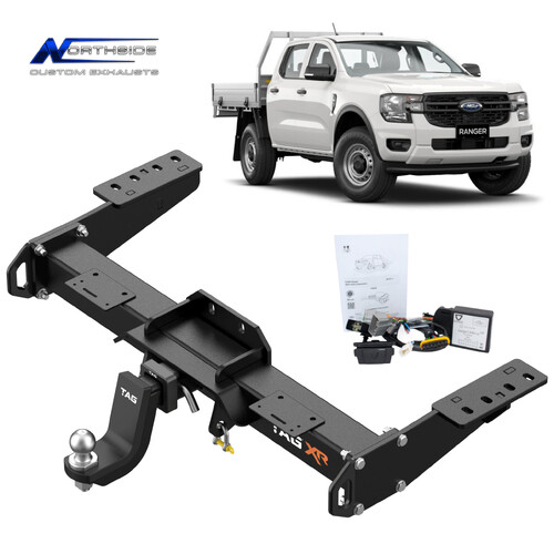 TAG 4x4 Recovery Towbar KIT with wiring to suit Next-Gen Ford Ranger (Cab Chassis 06/2022 - on),