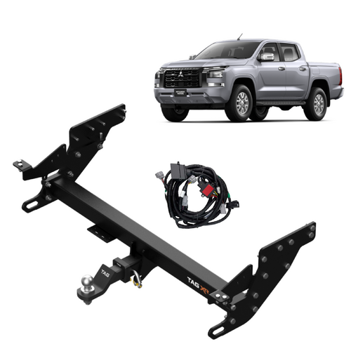 TAG Extreme Recovery Towbar & Direct Fit Wiring for Mitsubishi Triton MV Stylside Tub Body (02/2024 - on)