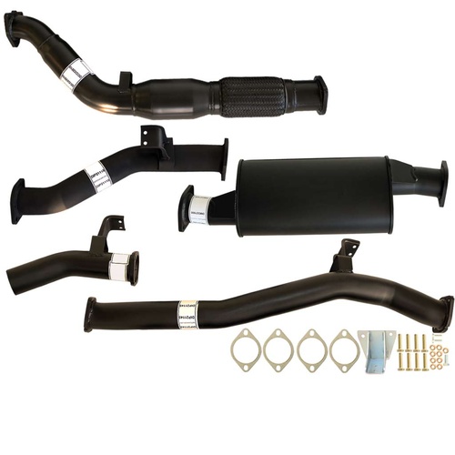 Performance Exhaust for Toyota Landcruiser 76 Series VDJ76R V8 Wagon 3 Inch Turbo Back Exhaust 2007 - 9/2016