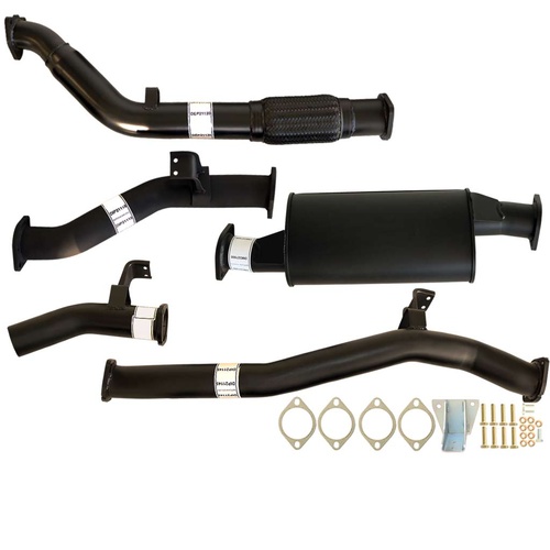 Performance Exhaust for Toyota Landcruiser 76 Series VDJ76R V8 Wagon 3 Inch Turbo Back Exhaust 2007 - 9/2016