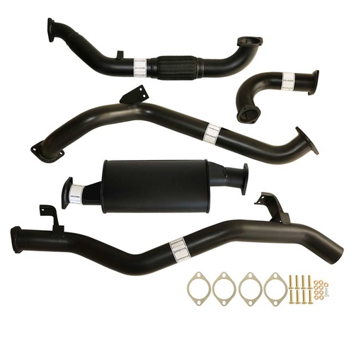 Performance Exhaust for Toyota Landcruiser 79 Series VDJ79R V8 2007 - 10/2016 S Cab Ute 3 Inch Turbo Back Exhaust