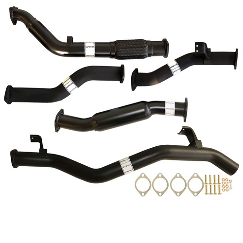 Performance Exhaust for Toyota Landcruiser 79 Series VDJ79R V8 2007 - 10/2016 D Cab Ute 3 Inch Turbo Back Exhaust
