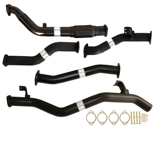 Performance Exhaust for Toyota Landcruiser 79 Series VDJ79R V8 2007 - 10/2016 D Cab Ute 3 Inch Turbo Back Exhaust