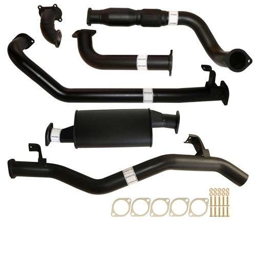 Performance Exhaust for Toyota Landcruiser 79 Series HDJ79 S Cab Ute 3 Inch Turbo Back Exhaust