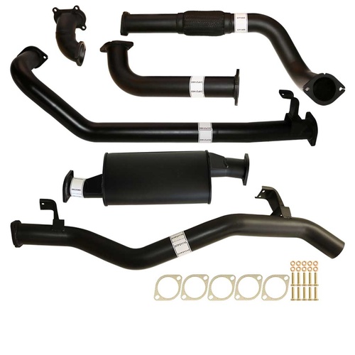 Performance Exhaust for Toyota Landcruiser 79 Series HDJ79 S Cab Ute 3 Inch Turbo Back Exhaust