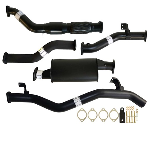 Performance Exhaust for Toyota Landcruiser 79 Series VDJ79R V8 Ute 2017 On 3 Inch Turbo Back Exhaust