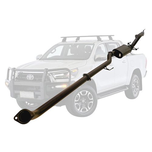 Performance Exhaust for Toyota Hilux N80 2015 Onwards 2.8L 3 Inch DPF Back Exhaust