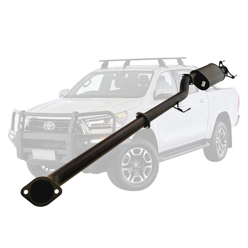 Performance Exhaust for Toyota Hilux N80 2015 Onwards 2.8L 3 Inch DPF Back Exhaust