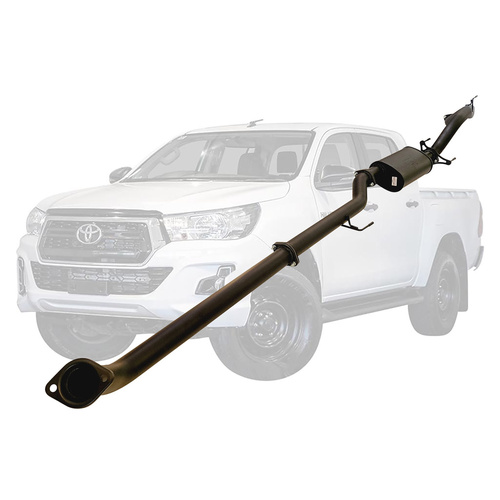 Performance Exhaust for Toyota Hilux N80 2.4L 3 Inch DPF Back Exhaust
