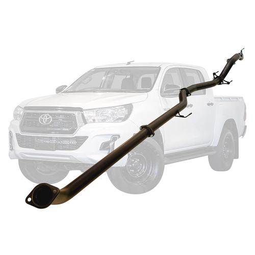 Performance Exhaust for Toyota Hilux N80 2.4L 3 Inch DPF Back Exhaust