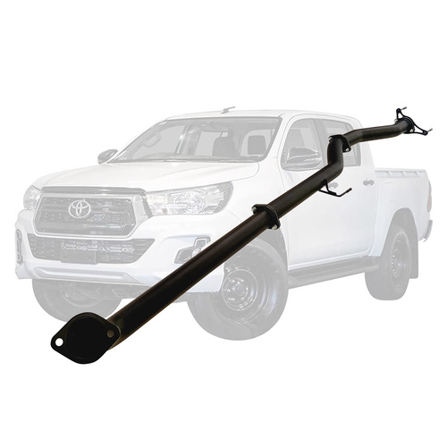 Performance Exhaust for Toyota Hilux N80 2.4L 3 Inch DPF Back Exhaust