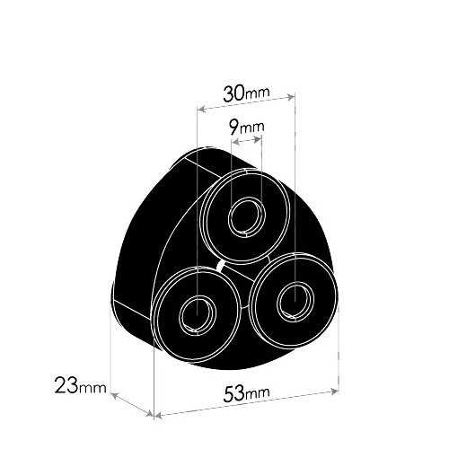 Redback Exhaust Rubber for Toyota Hilux (09/1990 - 07/2005), Camry (09/1990 - 07/2005), Town Ace (09/1990 - 07/2005), Tarago (09/1990 - 07/2005)