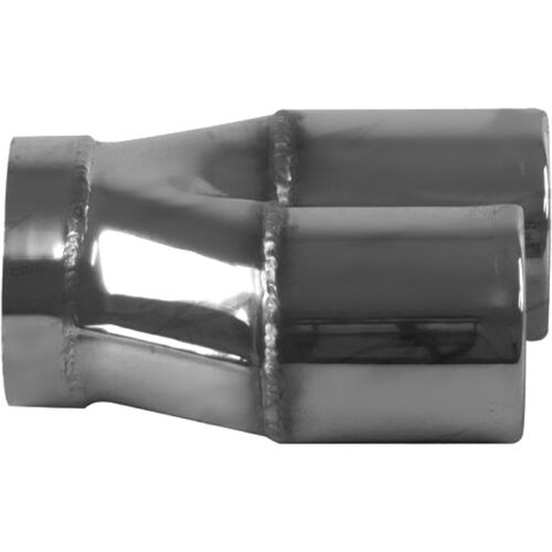 Y-Piece / Stepped / Double Walled / Straight Cut - In 3-1/2", Out 3-1/2", L 10"