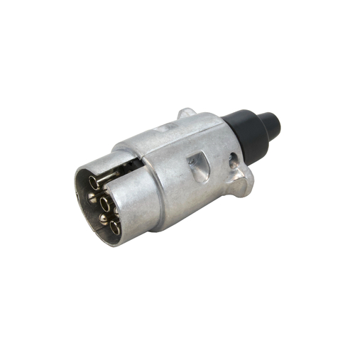 7P Lrg rnd trailer plug Steel