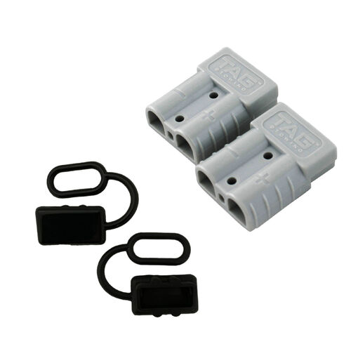 ANDERSON PLUGS 50Amp with covers (Pack of 2 sets)