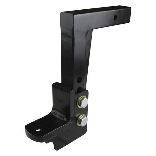 TAG Adjustable Heavy Duty Tow Ball Mount 90° Face, 50mm Square Hitch - 360mm Drop, 385mm Rise