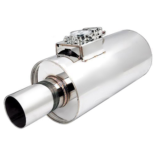 Flanged - 7-1/2" Round, In 3-1/2", Inlet L 3", Body L 15", Out 3-1/2", Outlet L 5-1/2"