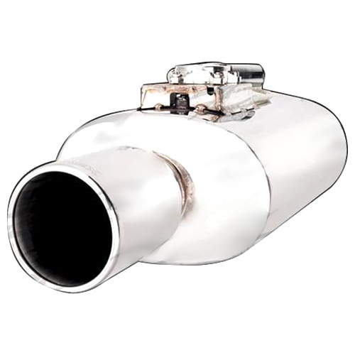 Double Walled Straight Cut Tip / Flanged - 10"x6" Oval, In 3", Inlet L 3", Body L 15", Tip Out 4", Tip L 7"