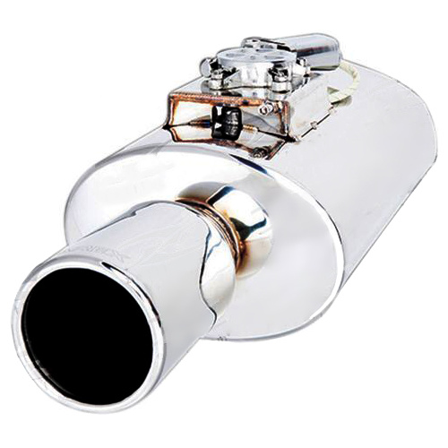 Double Walled Straight Cut Tip / Flanged - 9-1/2"x5-1/2" Oval, In 2-1/2", Inlet L 3", Body L 15", Tip Out 4", Tip L 7"