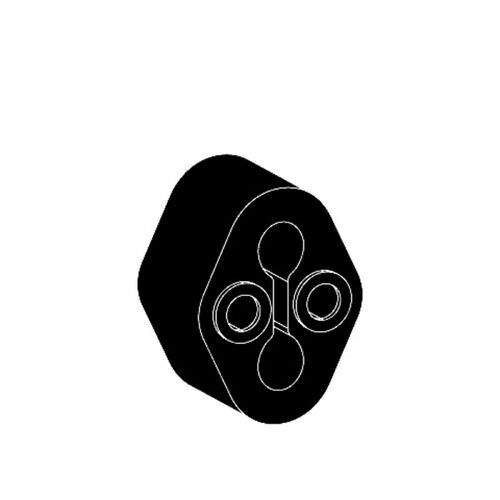 Redback Exhaust Rubber to suit Volvo 240 (08/1974 - 07/1985), 140 (08/1968 - 08/1975), 260 (08/1974 - 07/1982), 440 (08/1992 - 07/1996), 164 (08/1972 