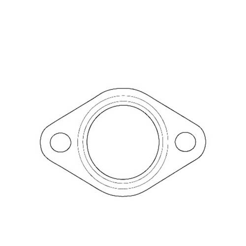 Flange Gaskets - Volkswagen header 1.2L, 1.3L, 1.5L & ,2 Bolts