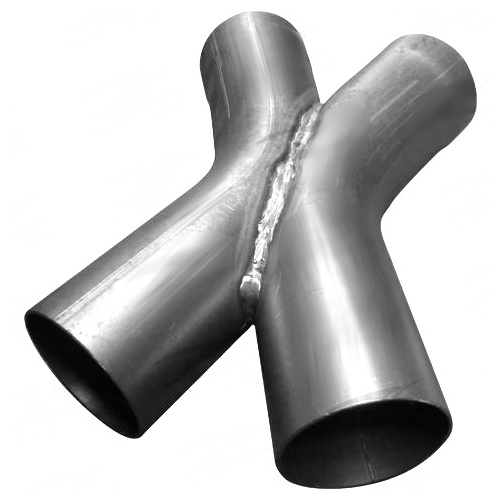X-Pipe - Twin, 63mm(2-1/2"), Mild