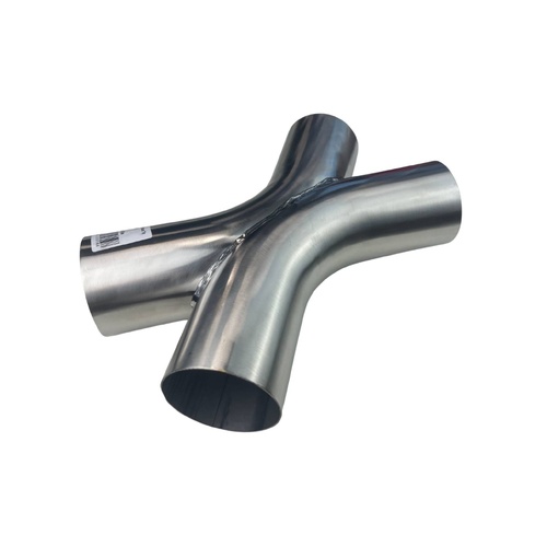 X-Pipe Twin 3" (76mm) 304 Fabricated X Pipe