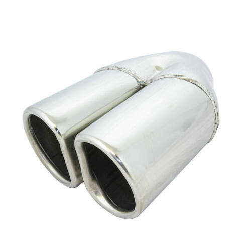 VX Commodore / D-Shape / Bumper Cut / Rolled In - Stainless, VPDVTX