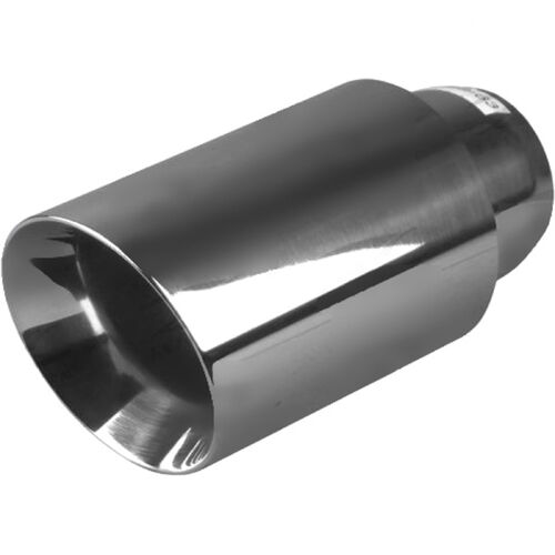 In 57mm(2-1/4"), Out 75mm(3"), L 200mm(8"), Stainless