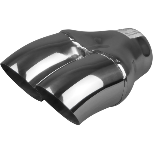 Dual 3" Dump Stainless Exhaust Tip