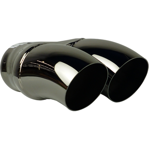 In 51-76mm(2" - 3"), Out 76mm(3")x2, Black Chrome, YP76DP